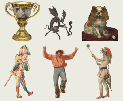 A sample of NGA images that could be used for making Scratch games