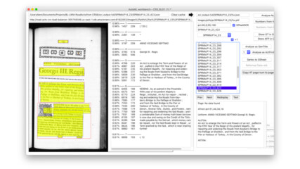 A prototype of development software that can identify title pages